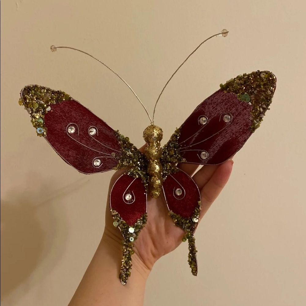 Handmade decorating butterfly